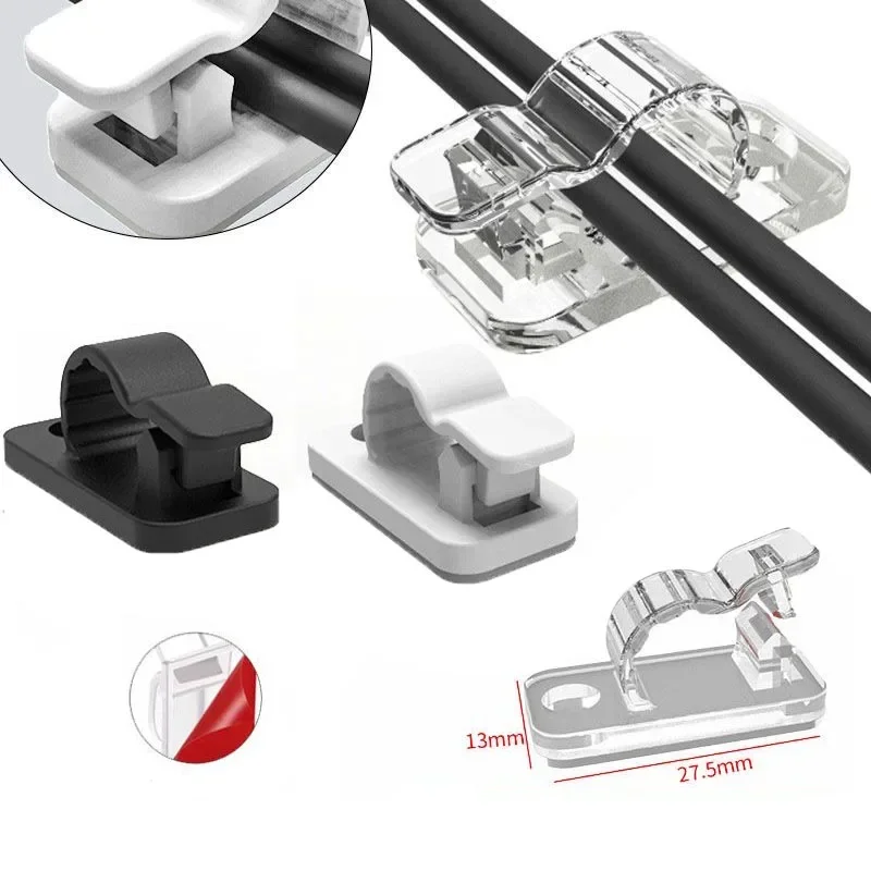 Car Cable Organizer - 10/50Pcs Self Adhesive Cable Clips Cord