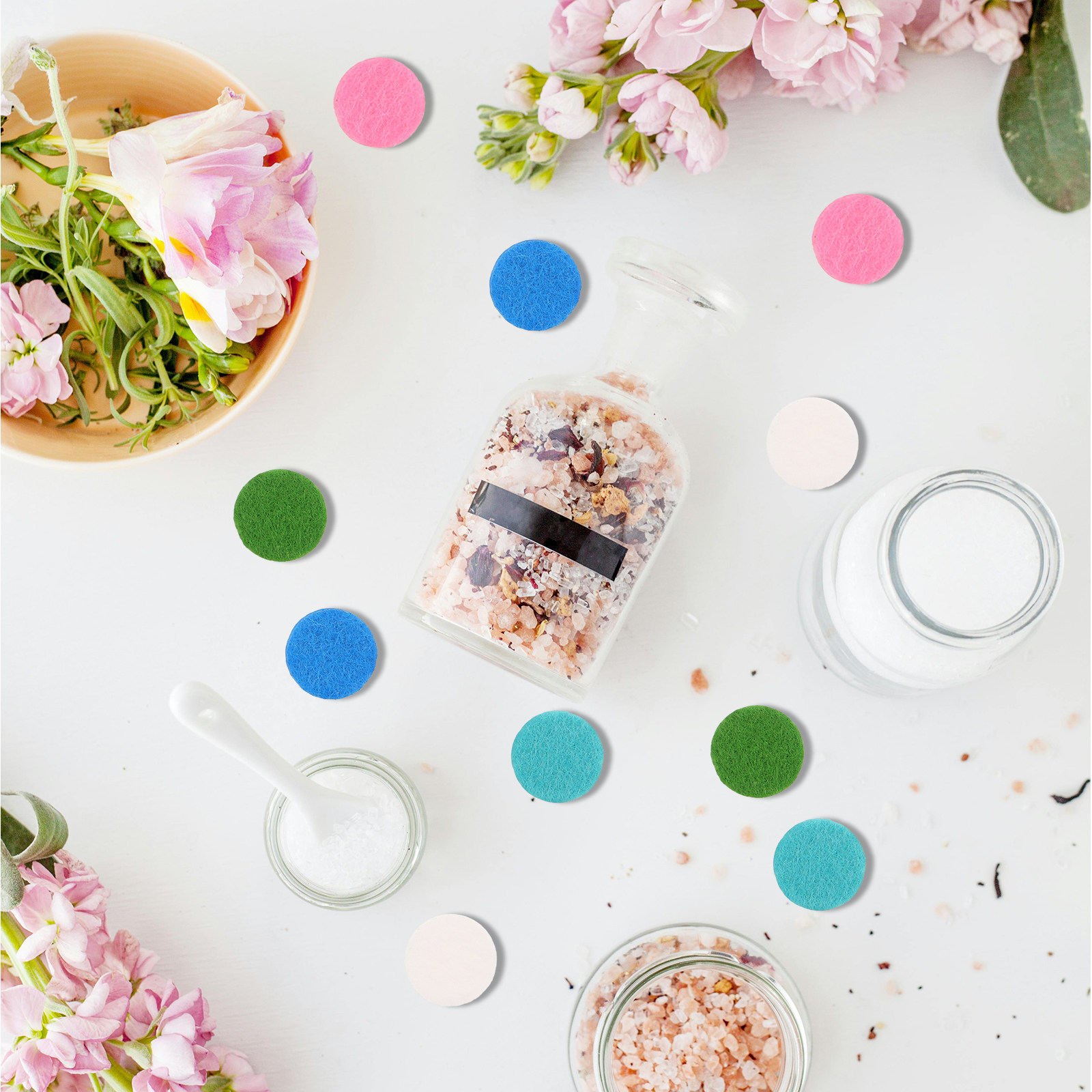 Car Accessories You Need - 50Pcs Essential Oil Fiber Cotton Pads