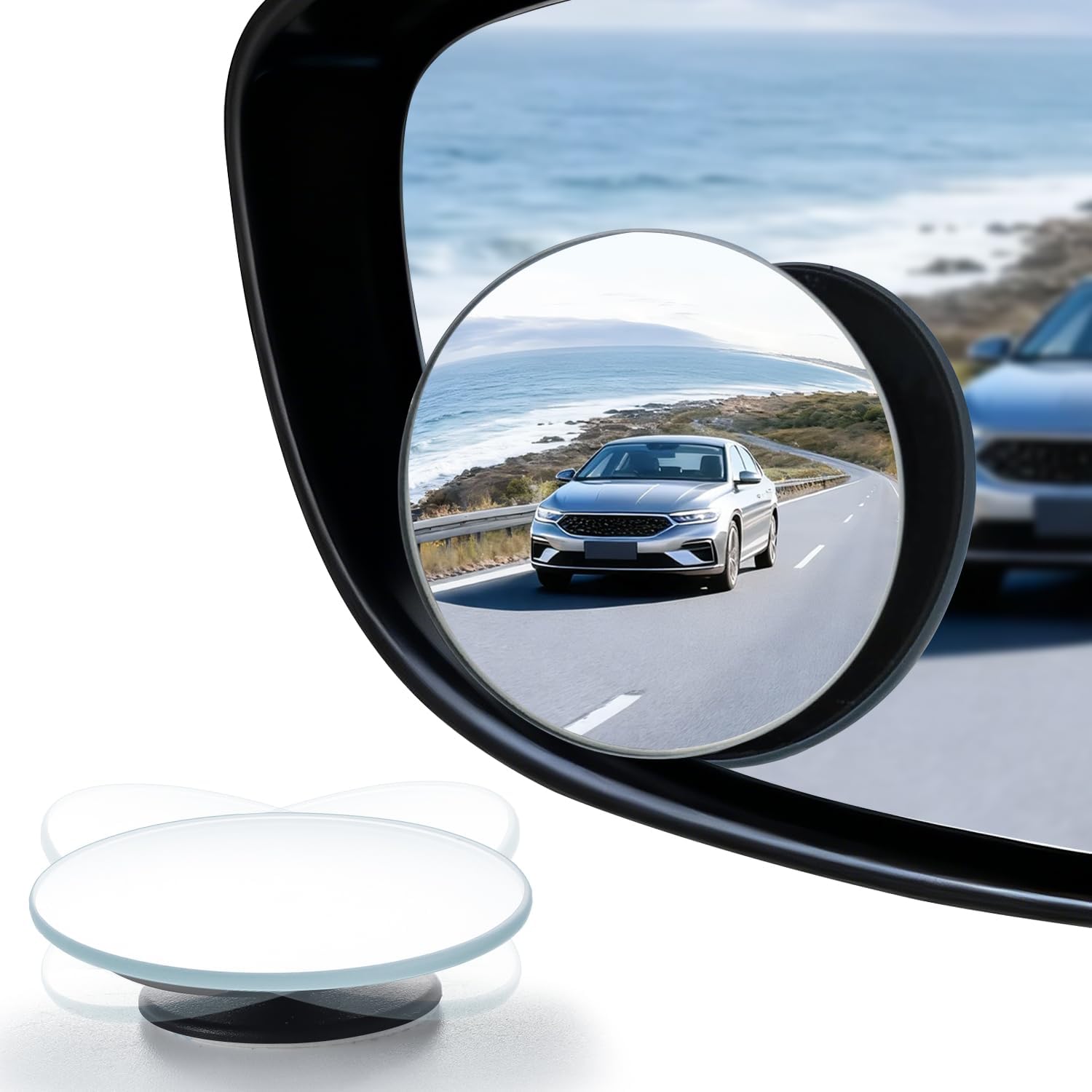 Car Accessories You Need - Blind Spot Mirror, Round HD Glass