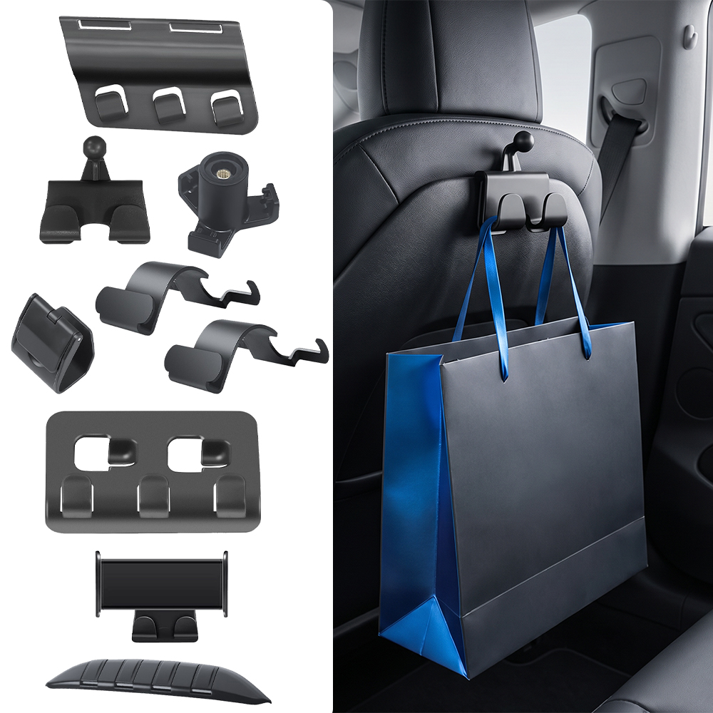 Car Trunk Organizer - Car Seat Hooks for Tesla Refreshed