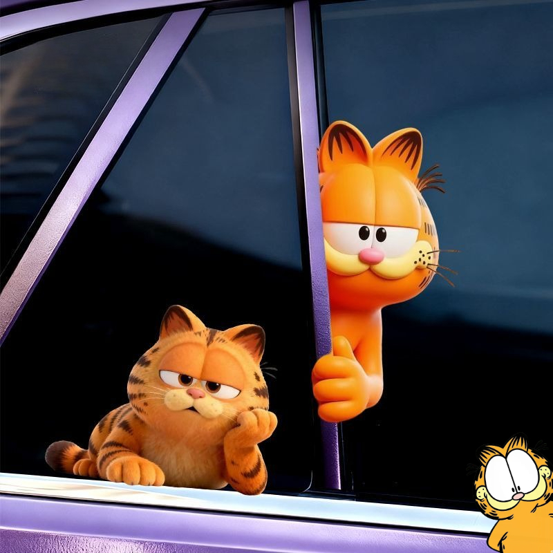Car Accessories You Need - Garfield anime cartoon cute funny secretly