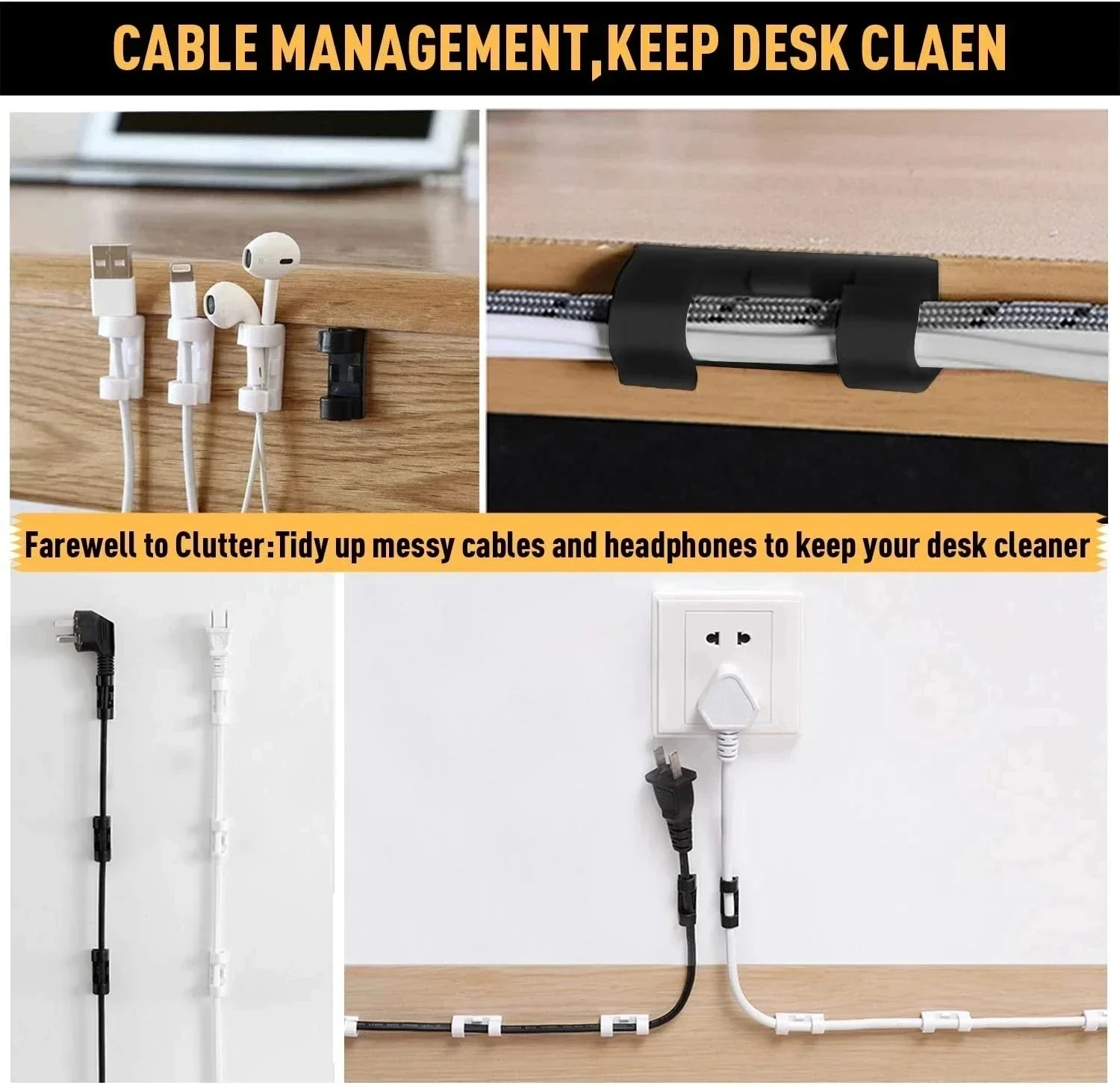 Cable Clips Organizer Drop Wir - Car Cable Organizer ulasan dan harga
