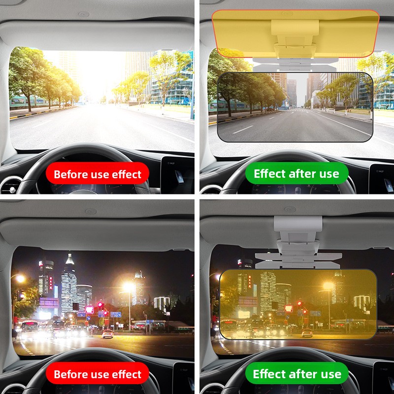 Car Sun Visor UV Blocking Pola - Car Accessories For Night Driving ulasan dan harga