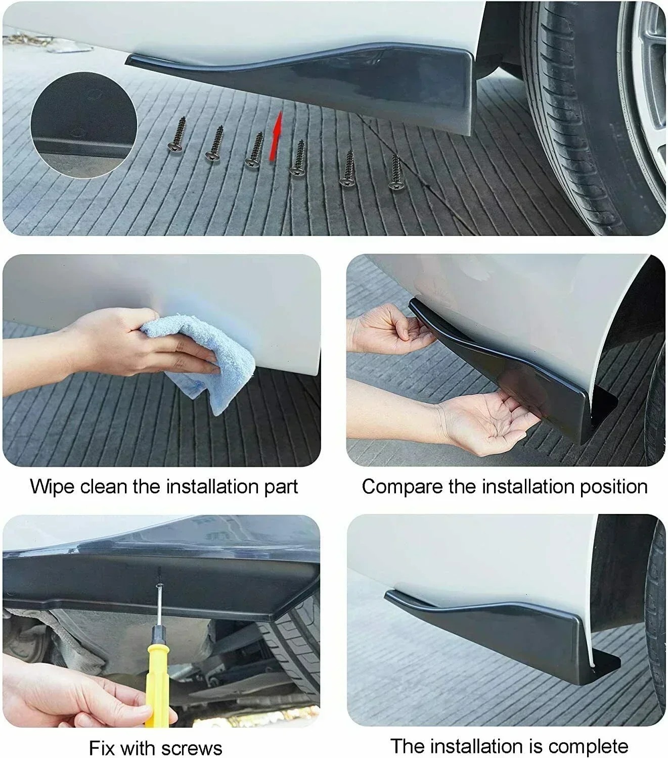 48cm Rear Bumper Splitter Apro - Car Accessories Lipa ulasan dan harga