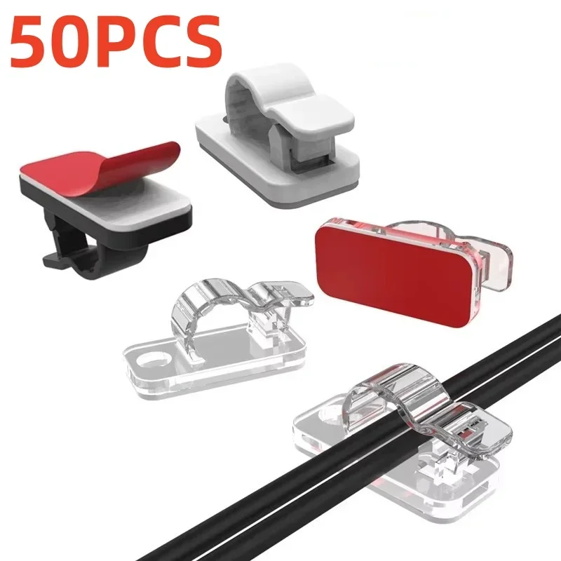 10/50Pcs Self Adhesive Cable C - Car Cable Organizer ulasan dan harga