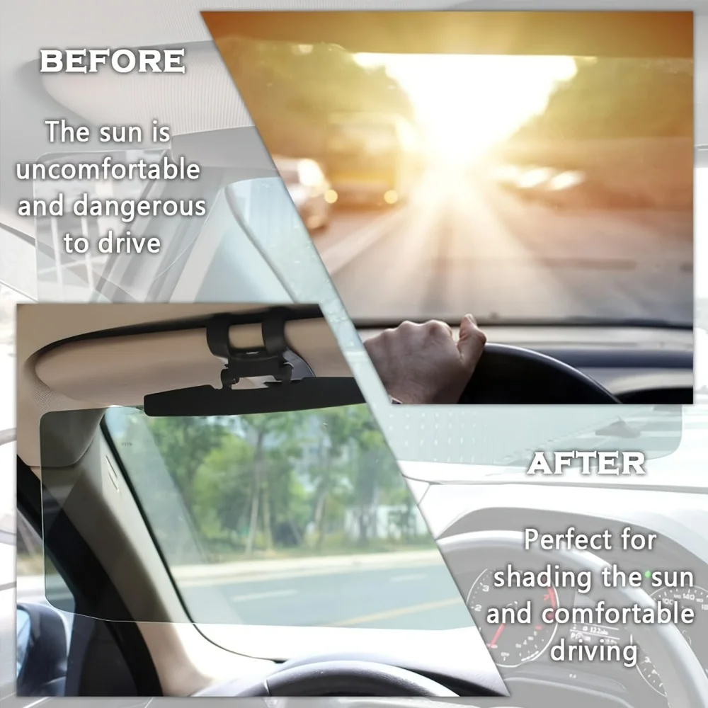 Foldable Car Sun Visor HD Anti - Car Accessories For Night Driving ulasan dan harga