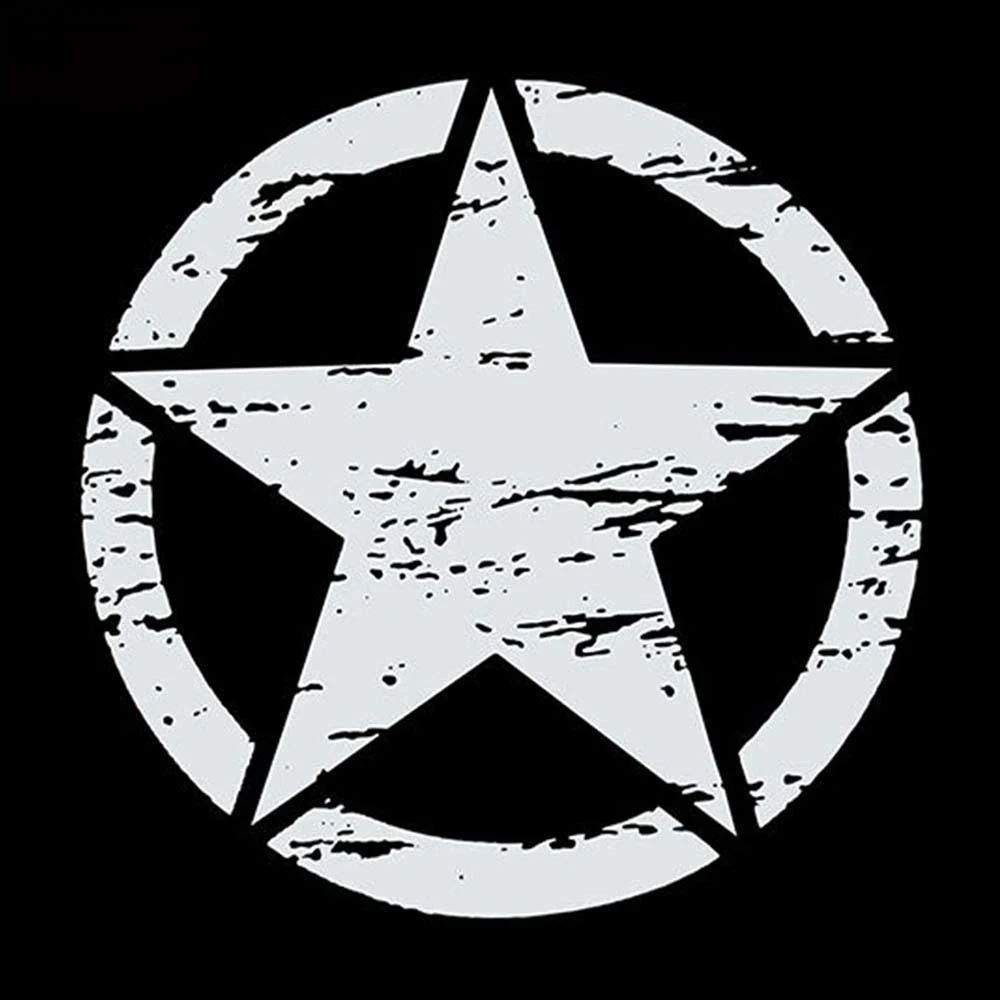 15cm Military Army Star Hood O - Car Accessories You Need ulasan dan harga