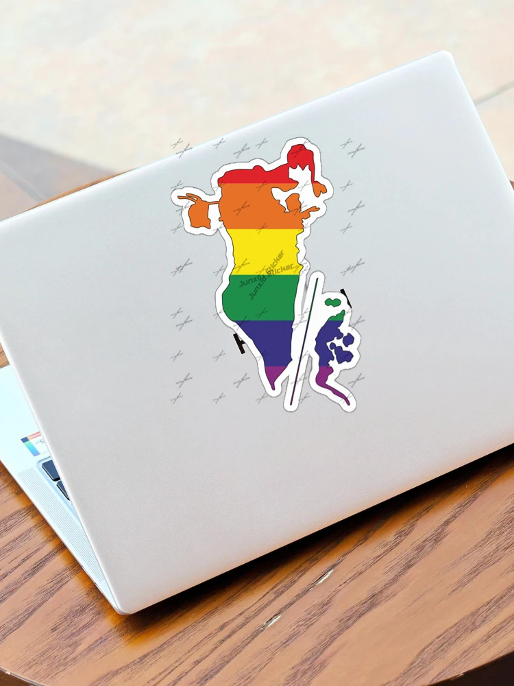 Bahrain Gay Rainbow outline Fl - Car Accessories Bahrain ulasan dan harga