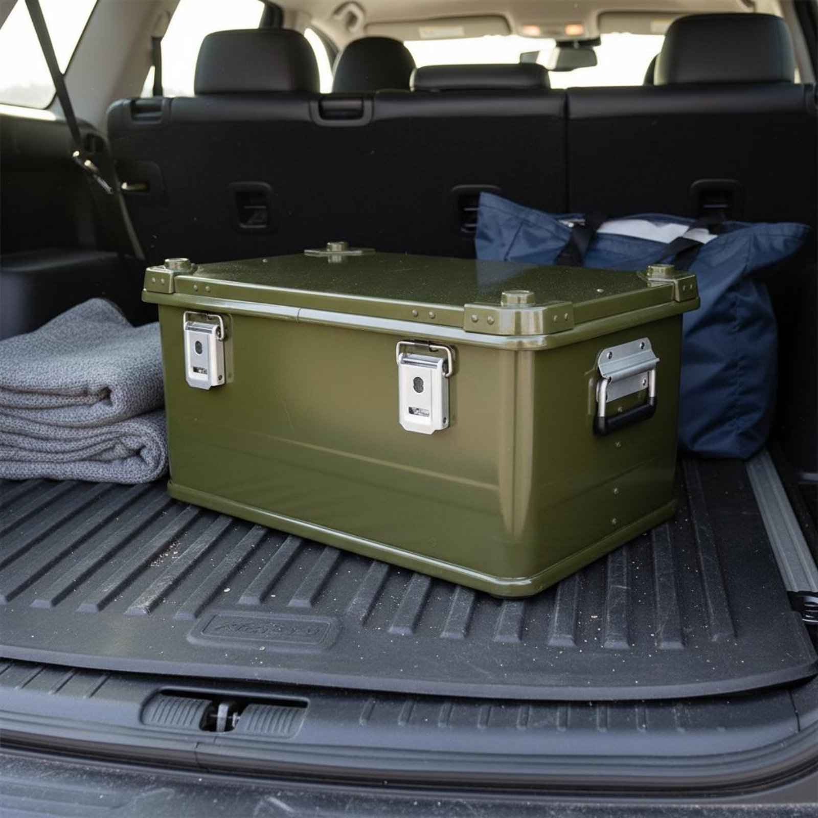 Aluminum Storage Box Large Cap - Car Trunk Organizer ulasan dan harga