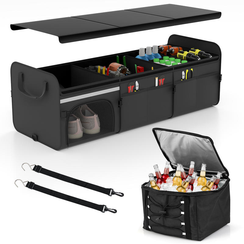 18 Gal Car Trunk Organizer wit - Car Trunk Organizer ulasan dan harga