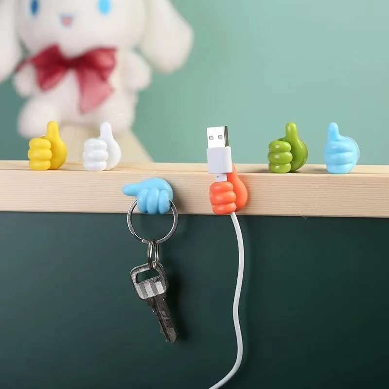 10/5PCS Hand-shaped Rubber Hol - Car Cable Organizer ulasan dan harga