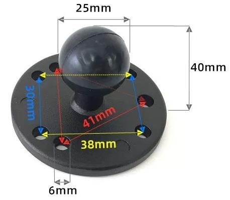 1 Inch Ball Head Motorcycle Ba - Car Accessories Xiaomi ulasan dan harga