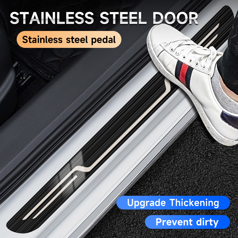 Stainless Steel Car Door Sill  - Car Accessories You Need ulasan dan harga