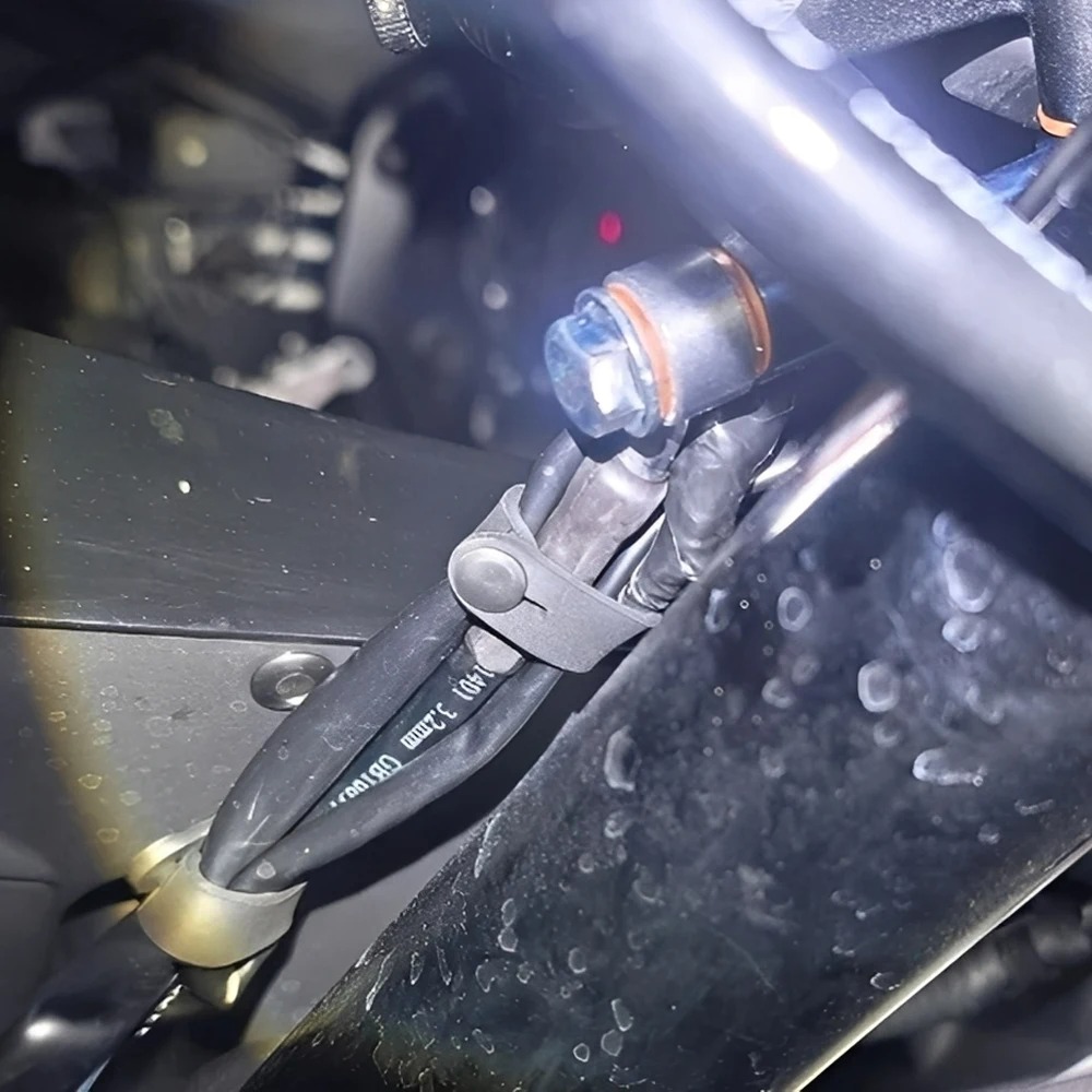 Elastic Rubber Cable Strap Wir - Car Cable Organizer ulasan dan harga
