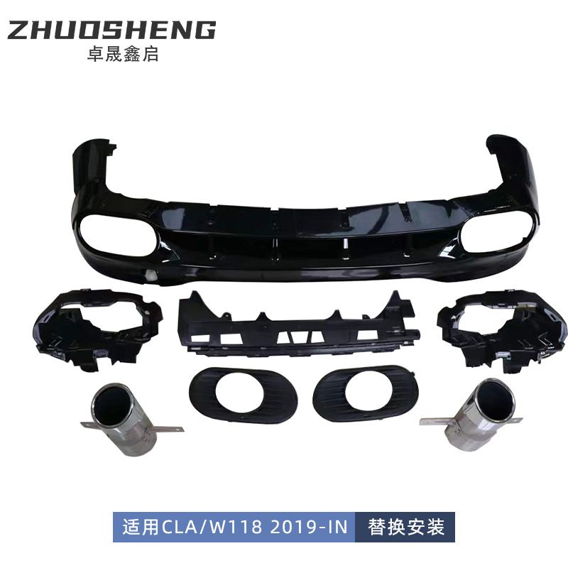 Rear Lip for Mercedes CLA W118 - Car Accessories Lipa ulasan dan harga