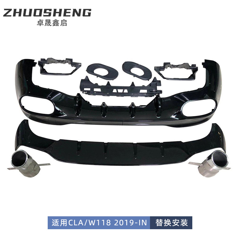Rear Lip for Mercedes CLA W118 - Car Accessories Lipa ulasan dan harga