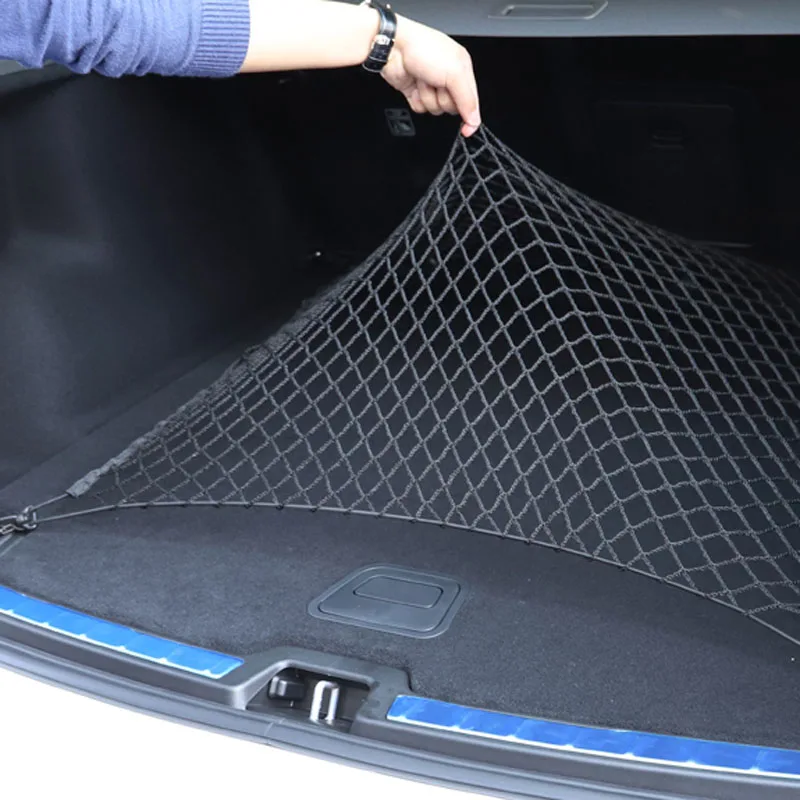 Nylon Car Rear Cargo Net - Tru - Car Trunk Organizer ulasan dan harga