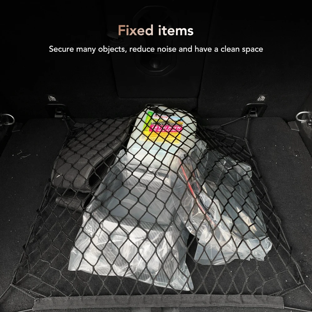 Nylon Car Rear Cargo Net - Tru - Car Trunk Organizer ulasan dan harga