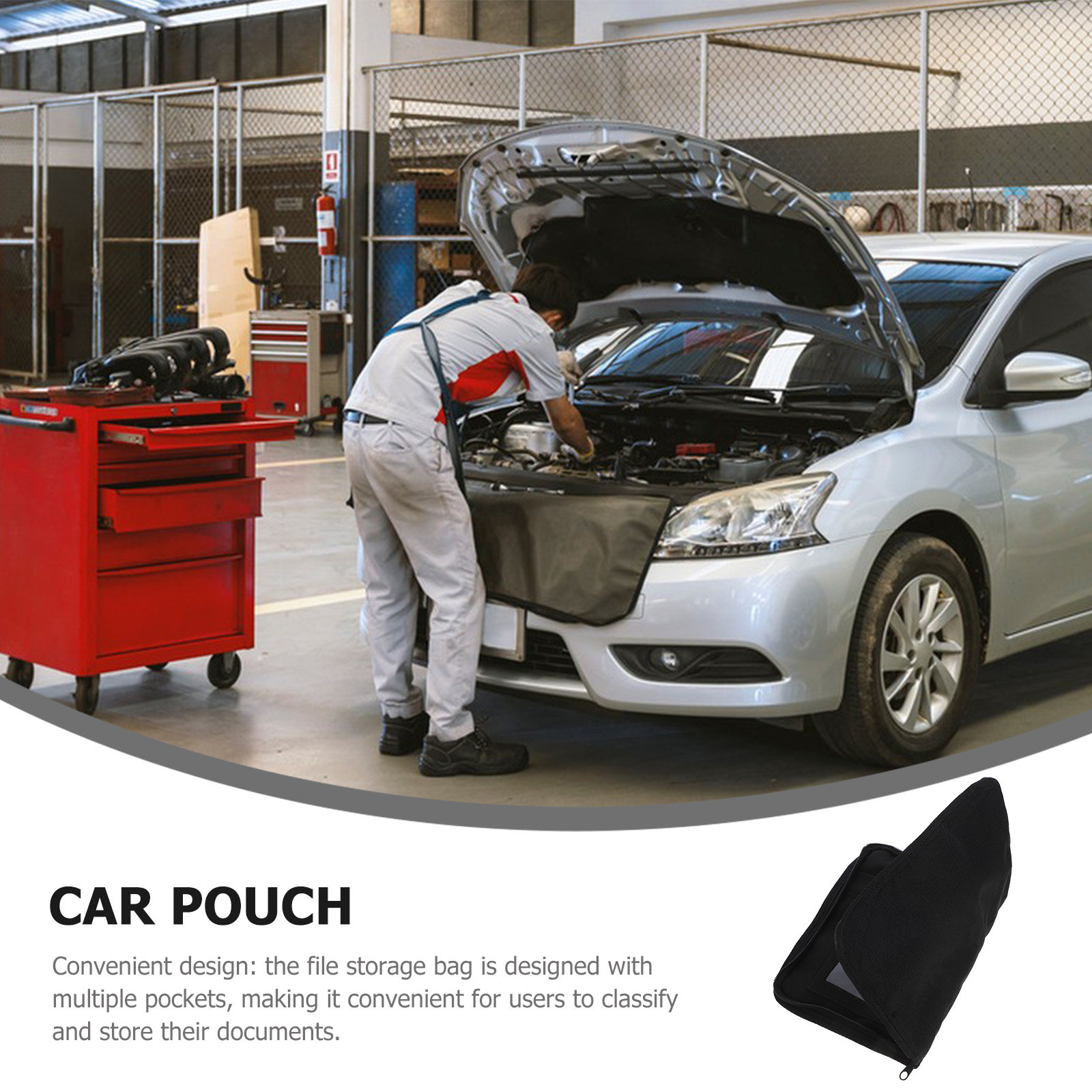 Oxford Cloth Car File Storage  - Car Trunk Organizer ulasan dan harga