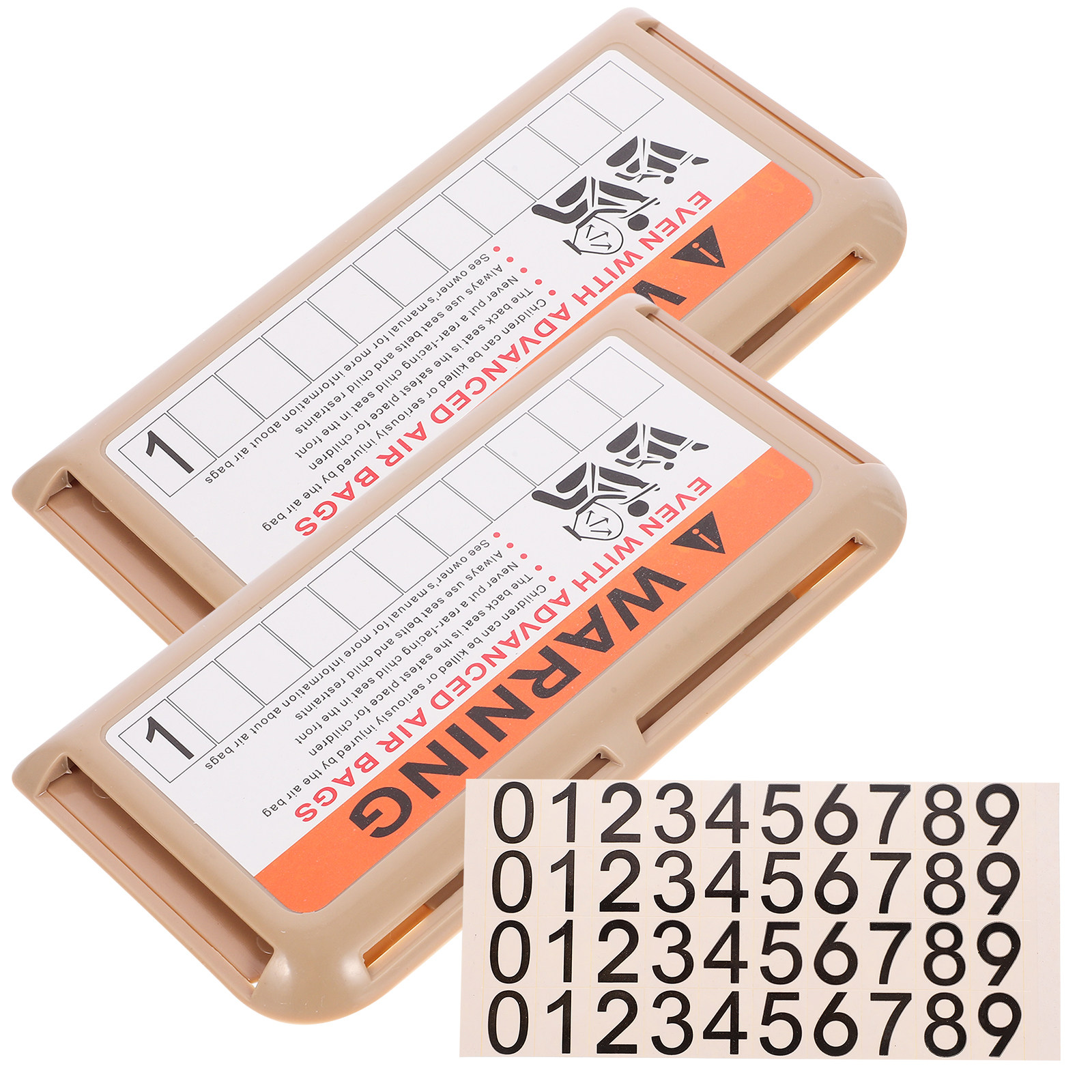 2Pcs Auto Sun Visor Cards Hold - Car Trunk Organizer ulasan dan harga