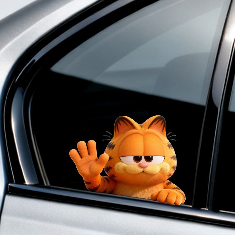 Garfield anime cartoon cute fu - Car Accessories You Need ulasan dan harga