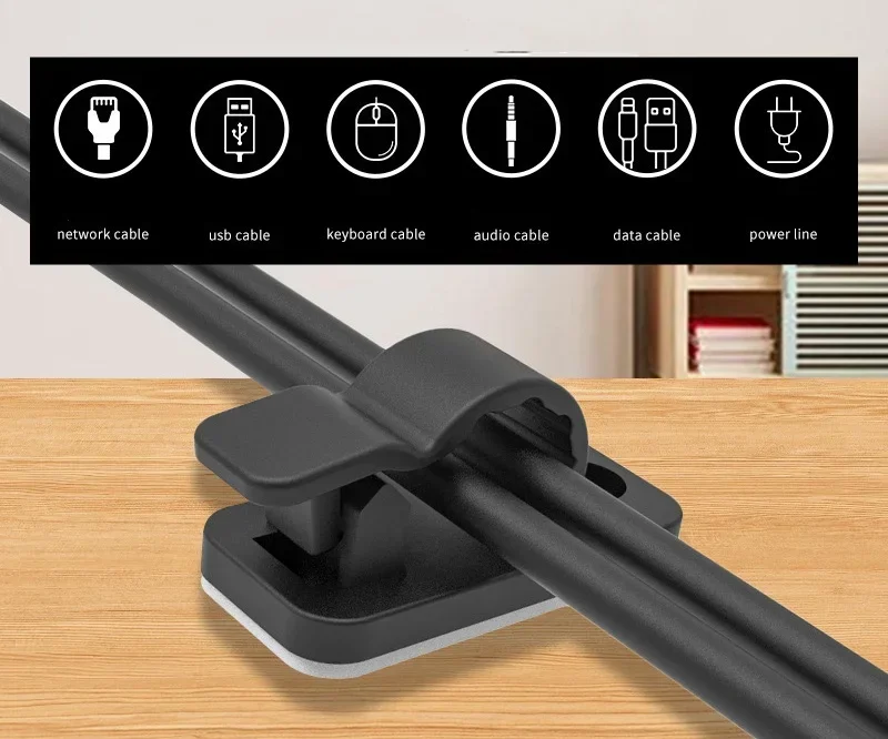 10/50Pcs Self Adhesive Cable C - Car Cable Organizer ulasan dan harga