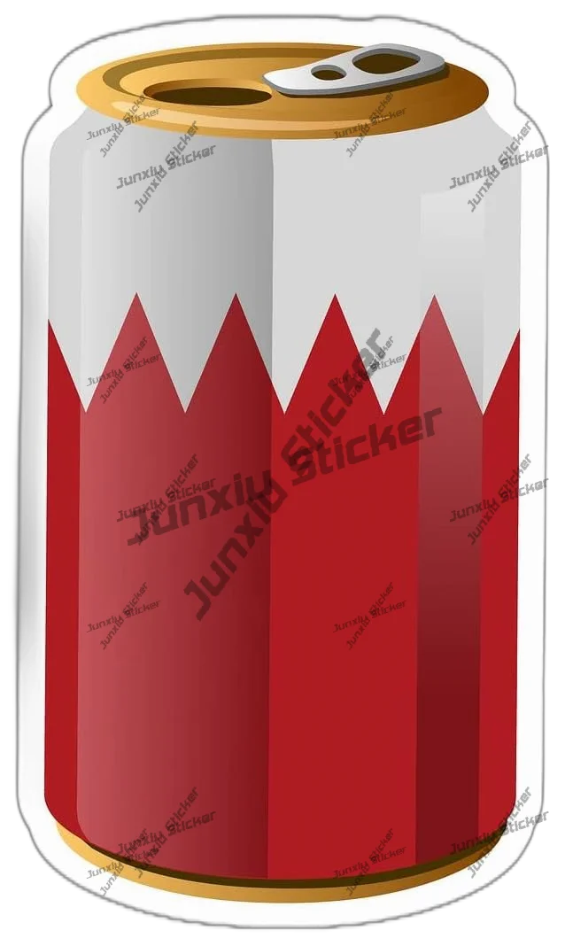 Bahrain Flag Soda Can Sticker  - Car Accessories Bahrain ulasan dan harga