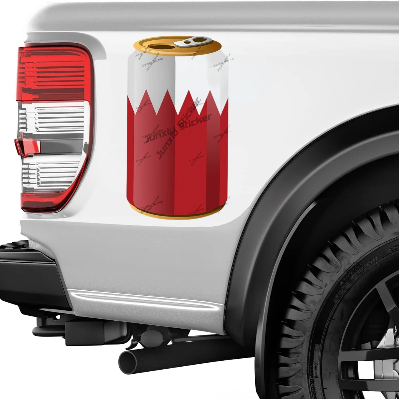 Bahrain Flag Soda Can Sticker  - Car Accessories Bahrain ulasan dan harga