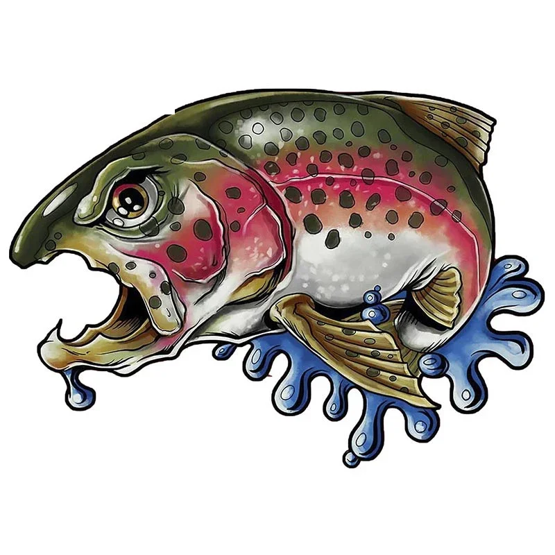 Car Stickers Wild Brown Trout  - Car Accessories You Need ulasan dan harga