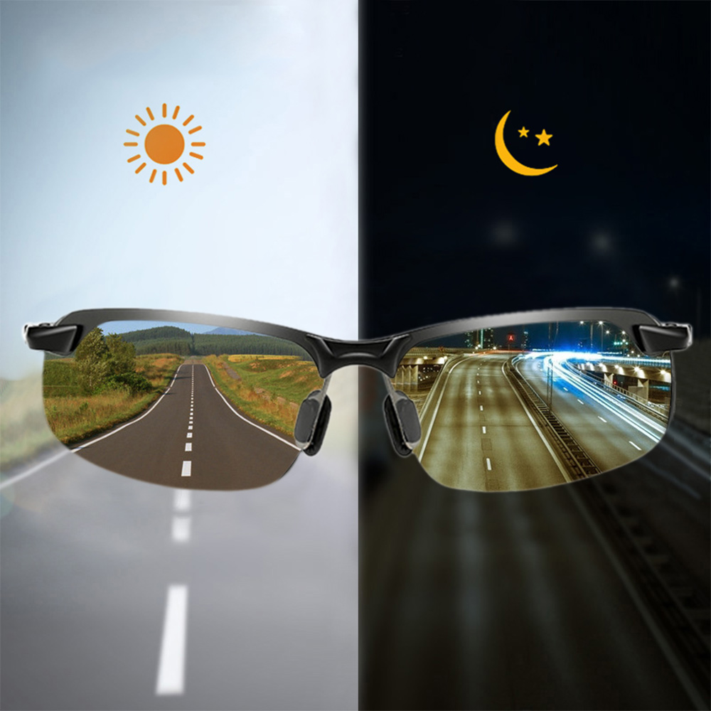 Photochromic Sunglasses Men Po - Car Accessories For Night Driving ulasan dan harga